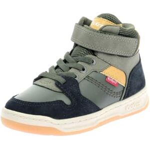 Kickers KICKADO,Sneakers Haut Enfant Kaki Marine Camel, 26 EU - Publicité Kickers KICKADO,Sneakers Haut Enfant Kaki Marine Camel, 26 EU - Publicité