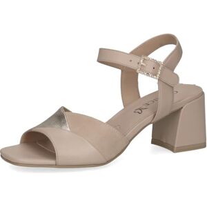 CAPRICE sandale femme à talon en cuir, Beige (BEIGE COMB), 41 EU - Publicité CAPRICE sandale femme à talon en cuir, Beige (BEIGE COMB), 41 EU - Publicité