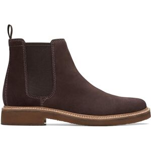 Clarks Clarkdale Easy Mens Chelsea Boots 41 EU Dark Brown Suede - Publicité Clarks Clarkdale Easy Mens Chelsea Boots 41 EU Dark Brown Suede - Publicité