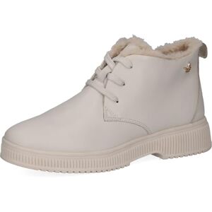 CAPRICE Chaussures à lacets femme en cuir doublées, Crème (Offwhite Nappa), 41 EU - Publicité CAPRICE Chaussures à lacets femme en cuir doublées, Crème (Offwhite Nappa), 41 EU - Publicité