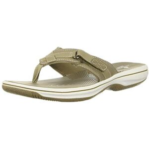 Clarks Women's Breeze Sea Flip Flop, Taupe, 11 B(M) US - Publicité Clarks Women's Breeze Sea Flip Flop, Taupe, 11 B(M) US - Publicité