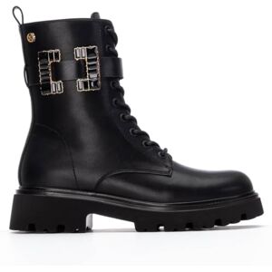 XTI Bottines militaires Femme Noir Chaussures confortables et polyvalentes Mode décontractée Modèle 01 (Taille39) - Publicité XTI Bottines militaires Femme Noir Chaussures confortables et polyvalentes Mode décontractée Modèle 01 (Taille39) - Publicité