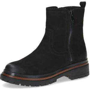 CAPRICE Bottines femme en cuir à fermeture éclair, Noir (Black Nubuc), 40 EU - Publicité CAPRICE Bottines femme en cuir à fermeture éclair, Noir (Black Nubuc), 40 EU - Publicité