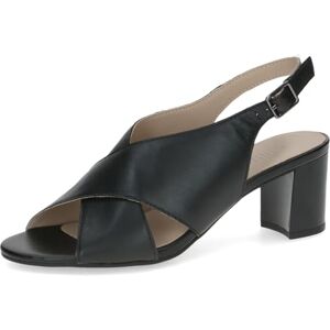 CAPRICE sandale femme à talon en cuir, Noir (BLACK NAPPA), 37,5 EU - Publicité CAPRICE sandale femme à talon en cuir, Noir (BLACK NAPPA), 37,5 EU - Publicité