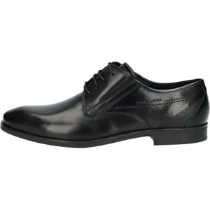 bugatti Homme Chaussure basse business en cuir, derby avec finition bicolore, coupe ergonomique avec élastique, Noir, 42 EU - Publicité bugatti Homme Chaussure basse business en cuir, derby avec finition bicolore, coupe ergonomique avec élastique, Noir, 42 EU - Publicité