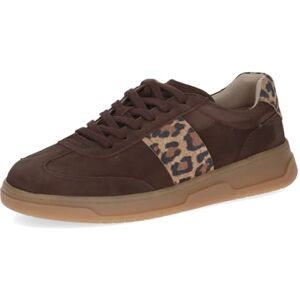 CAPRICE Baskets Femme Plates en Cuir Bout Rond, Marron (DK Brown Comb), 37 EU - Publicité CAPRICE Baskets Femme Plates en Cuir Bout Rond, Marron (DK Brown Comb), 37 EU - Publicité