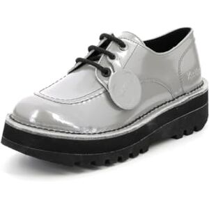 Kickers Class, Derbies Femme, Gris, 40 - Publicité Kickers Class, Derbies Femme, Gris, 40 - Publicité