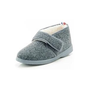 Damart Chaussons à Scratch Thermolactyl Homme Gris Chiné Taille 44 - Publicité Damart Chaussons à Scratch Thermolactyl Homme Gris Chiné Taille 44 - Publicité