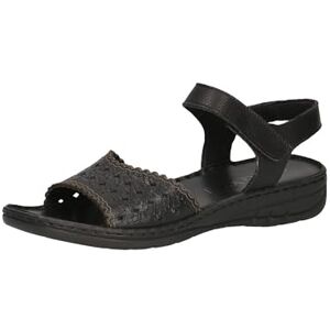 CAPRICE Sandales Femme à Talon en Cuir Confortables, Noir (Black Nappa), 39 EU - Publicité CAPRICE Sandales Femme à Talon en Cuir Confortables, Noir (Black Nappa), 39 EU - Publicité