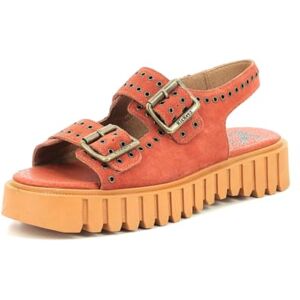 Kickers Falk, Sandales Femme, Orange Brique, 39 - Publicité Kickers Falk, Sandales Femme, Orange Brique, 39 - Publicité
