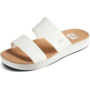 REEF Water Vista Slide Mule à plateforme pour femme, résistante à l'eau, soutien de la voûte plantaire, Blanc/marron clair, 38.5 EU - Publicité REEF Water Vista Slide Mule à plateforme pour femme, résistante à l'eau, soutien de la voûte plantaire, Blanc/marron clair, 38.5 EU - Publicité