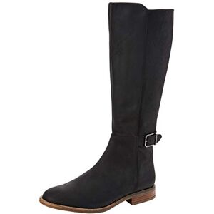 Clarks femme Botte haute jusqu'au genou, Cuir Noir, 36 EU - Publicité Clarks femme Botte haute jusqu'au genou, Cuir Noir, 36 EU - Publicité