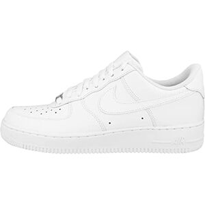 Nike WMNS AIR FORCE 1 07, chaussures de sport femme, Blanc (White 112), 37.5 - Publicité Nike WMNS AIR FORCE 1 07, chaussures de sport femme, Blanc (White 112), 37.5 - Publicité
