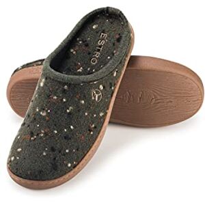 ESTRO Chaussons Homme Pantoufles Homme Pantoufles en Feutre avec Semelle Gomme Antidérapante Semelle Intérieure Moelleuse DUO (Vert, 43 EU) - Publicité ESTRO Chaussons Homme Pantoufles Homme Pantoufles en Feutre avec Semelle Gomme Antidérapante Semelle Intérieure Moelleuse DUO (Vert, 43 EU) - Publicité