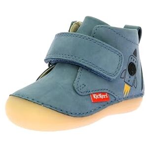 Kickers SABIO,Bottillon Bebe Bleu Fusee, 19 EU - Publicité Kickers SABIO,Bottillon Bebe Bleu Fusee, 19 EU - Publicité