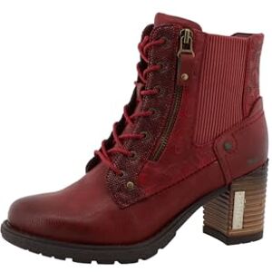 MUSTANG Bottines Femme 15M0182001, Pointure:41 EU, La Couleur:Rouge - Publicité MUSTANG Bottines Femme 15M0182001, Pointure:41 EU, La Couleur:Rouge - Publicité
