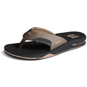 REEF Tongs Fanning pour homme, soutien de la voûte plantaire, semelle extérieure durable, résistante à l'eau, avec décapsuleur intégré, 40 EU - Publicité REEF Tongs Fanning pour homme, soutien de la voûte plantaire, semelle extérieure durable, résistante à l'eau, avec décapsuleur intégré, 40 EU - Publicité