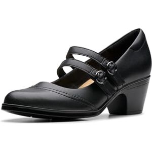 Clarks Emily2 Jane Escarpins pour Femme, Cuir Noir, 42.5 EU - Publicité Clarks Emily2 Jane Escarpins pour Femme, Cuir Noir, 42.5 EU - Publicité