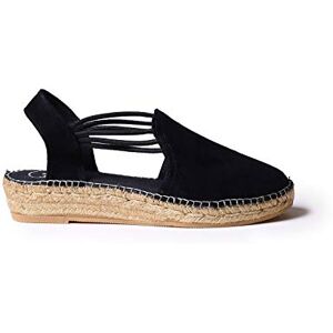 TONI PONS Espadrille Femme en Daim Nuria Noir, 38 EU - Publicité TONI PONS Espadrille Femme en Daim Nuria Noir, 38 EU - Publicité