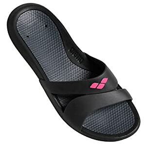 ARENA Sandales Pool Nina Dark Grey/Black, Sandales pour Femme Noir Noir, Gris foncé, 38 EU EU - Publicité ARENA Sandales Pool Nina Dark Grey/Black, Sandales pour Femme Noir Noir, Gris foncé, 38 EU EU - Publicité