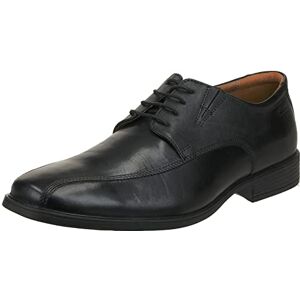 Clarks Tilden Walk Tissu Oxford Homme, Black Leather Noir, 45 EU - Publicité Clarks Tilden Walk Tissu Oxford Homme, Black Leather Noir, 45 EU - Publicité