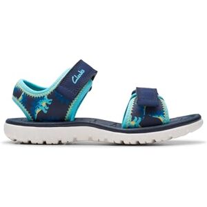 Clarks Sandales plates Surfing Tide K pour garçon, bleu marine, 28.5 EU - Publicité Clarks Sandales plates Surfing Tide K pour garçon, bleu marine, 28.5 EU - Publicité