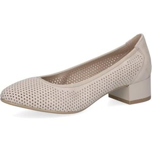 CAPRICE Comfort Escarpins Femme en Cuir avec Talon Bloc, Beige (Lt Grey Sparkl), 36 EU - Publicité CAPRICE Comfort Escarpins Femme en Cuir avec Talon Bloc, Beige (Lt Grey Sparkl), 36 EU - Publicité