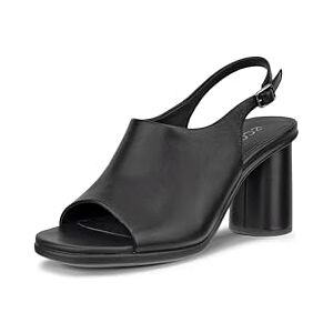 ECCO Sandales à talons sculptés Alba 65 pour femme, noir, 6-6.5 - Publicité ECCO Sandales à talons sculptés Alba 65 pour femme, noir, 6-6.5 - Publicité