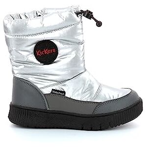 Kickers Atlak, Boots Mixte, Argent, 37 - Publicité Kickers Atlak, Boots Mixte, Argent, 37 - Publicité