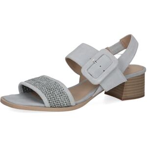 CAPRICE Sandales Femme à Talon avec Boucle avec Brides, Bleu (Lt.Blue Comb), 39 EU - Publicité CAPRICE Sandales Femme à Talon avec Boucle avec Brides, Bleu (Lt.Blue Comb), 39 EU - Publicité