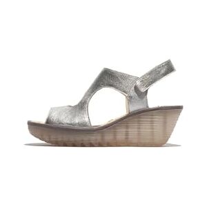Fly London Femme Sandal, Silver, 40 EU - Publicité Fly London Femme Sandal, Silver, 40 EU - Publicité