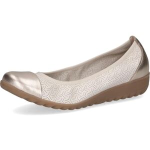 CAPRICE Ballerines Femme en Cuir, Jaune (Vanilla Comb), 36 EU - Publicité CAPRICE Ballerines Femme en Cuir, Jaune (Vanilla Comb), 36 EU - Publicité