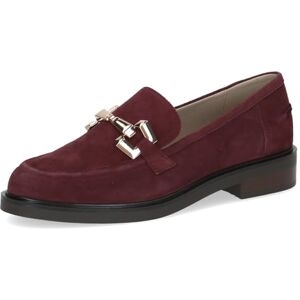 Caprice Mocassins Femme en Cuir à Talon Bloc, Rouge (Bordeaux Suede), 36 EU - Publicité Caprice Mocassins Femme en Cuir à Talon Bloc, Rouge (Bordeaux Suede), 36 EU - Publicité