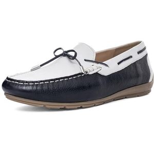 ARA Femme Alabama Mocassin, Bleu, Blanc, 37 EU - Publicité ARA Femme Alabama Mocassin, Bleu, Blanc, 37 EU - Publicité