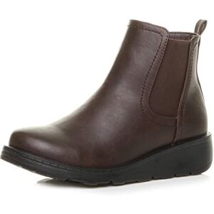 Ajvani Femmes talon compensé bas élastique confort bottes chelsea bottines pointure 9 42 - Publicité Ajvani Femmes talon compensé bas élastique confort bottes chelsea bottines pointure 9 42 - Publicité