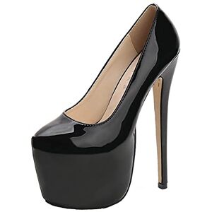 BeAUZQ Femmes 18cm Talons Hauts Plateforme Stilettos Talons Hauts Escarpins Mode Robe De Soirée De Mariage Chaussures De Bal Sexy Stripper Talons Hauts Plus La Taille Unisexe,Noir,42 EU - Publicité BeAUZQ Femmes 18cm Talons Hauts Plateforme Stilettos Talons Hauts Escarpins Mode Robe De Soirée De Mariage Chaussures De Bal Sexy Stripper Talons Hauts Plus La Taille Unisexe,Noir,42 EU - Publicité