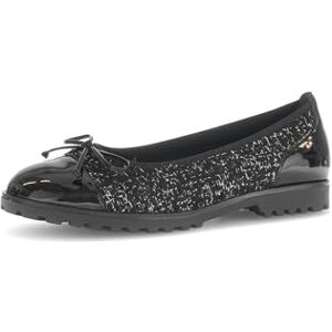 Gabor Ballerine 4.100 pour femme en textile noir, Noir , 41 EU - Publicité Gabor Ballerine 4.100 pour femme en textile noir, Noir , 41 EU - Publicité