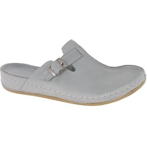 Andrea Conti Femme Damen Clog Sabots, Gris Clair, 35 EU - Publicité Andrea Conti Femme Damen Clog Sabots, Gris Clair, 35 EU - Publicité