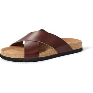 Amazon Essentials Sandales à Brides Croisées en Liège et Similicuir Homme, Brun, 40 EU - Publicité Amazon Essentials Sandales à Brides Croisées en Liège et Similicuir Homme, Brun, 40 EU - Publicité