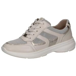CAPRICE Baskets Basses Femme Sportives Confortables, Or (Offwh/Lt Gold), 38 EU - Publicité CAPRICE Baskets Basses Femme Sportives Confortables, Or (Offwh/Lt Gold), 38 EU - Publicité