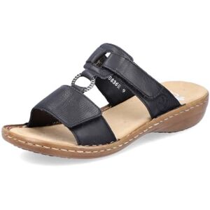 Rieker 60885, Mules Femme, Noir (Schwarz), 39 EU - Publicité Rieker 60885, Mules Femme, Noir (Schwarz), 39 EU - Publicité