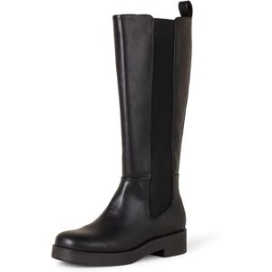 Amazon Essentials Botte haute à soufflet Femme, Noir, 44.5 EU - Publicité Amazon Essentials Botte haute à soufflet Femme, Noir, 44.5 EU - Publicité