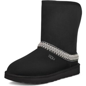 UGG Classic Short Crescent, Botte tendance, Black, - Publicité UGG Classic Short Crescent, Botte tendance, Black, - Publicité