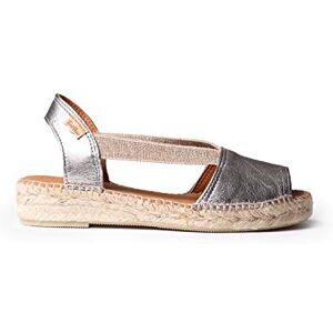 TONI PONS Espadrille Cuir Femme ETNA Acier, 39 EU - Publicité TONI PONS Espadrille Cuir Femme ETNA Acier, 39 EU - Publicité