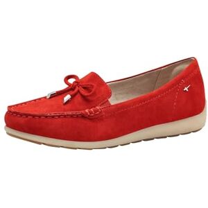 Tamaris Comfort mocassins femme cuir avec nœud, Red Suede, 39 EU - Publicité Tamaris Comfort mocassins femme cuir avec nœud, Red Suede, 39 EU - Publicité