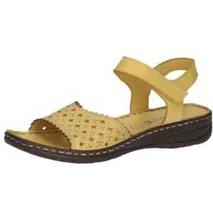 CAPRICE Sandales Femme à Talon en Cuir Confortables, Jaune (Yellow Nappa), 41 EU - Publicité CAPRICE Sandales Femme à Talon en Cuir Confortables, Jaune (Yellow Nappa), 41 EU - Publicité