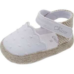 Chicco Bébé Fille Sandalo Con Velcro Sandale, Blanc, 15 EU - Publicité Chicco Bébé Fille Sandalo Con Velcro Sandale, Blanc, 15 EU - Publicité