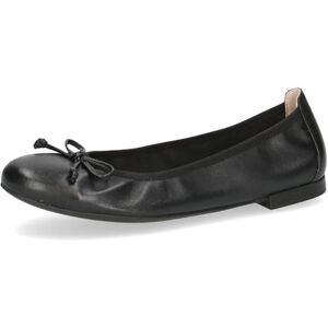 CAPRICE Ballerines Femme en Cuir avec nœud, Noir (Black Nappa), 37 EU - Publicité CAPRICE Ballerines Femme en Cuir avec nœud, Noir (Black Nappa), 37 EU - Publicité