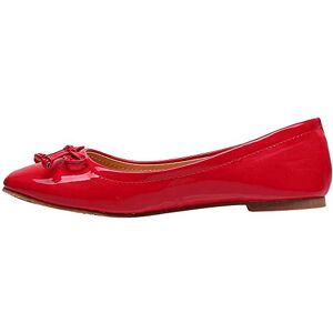 Jamron Femmes Charmant Nœud Papillon Ballerines Confortable Bout Carré Ballet Plat Slippers Escarpin Dolly Chaussures Rouge SN02911 EU39.5 - Publicité Jamron Femmes Charmant Nœud Papillon Ballerines Confortable Bout Carré Ballet Plat Slippers Escarpin Dolly Chaussures Rouge SN02911 EU39.5 - Publicité