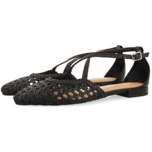 GIOSEPPO LESKOVIC Ballerines en Cuir tressé pour Femme Bleu, Noir, 41 EU - Publicité GIOSEPPO LESKOVIC Ballerines en Cuir tressé pour Femme Bleu, Noir, 41 EU - Publicité